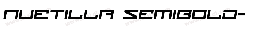 nuetilla SemiBold字体转换